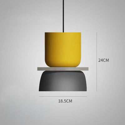 MeloGlow | Lampada a Sospensione Scandinava Pastello - Lampada a Sospensione Moderna per la decorazione della casa