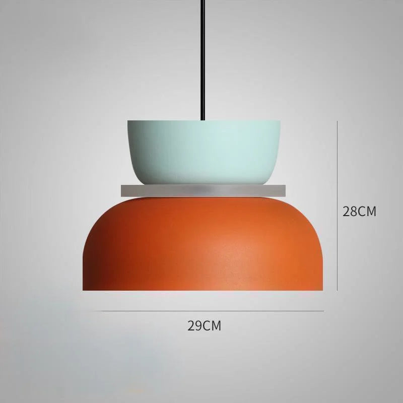 MeloGlow | Lampada a Sospensione Scandinava Pastello - Lampada a Sospensione Moderna per la decorazione della casa