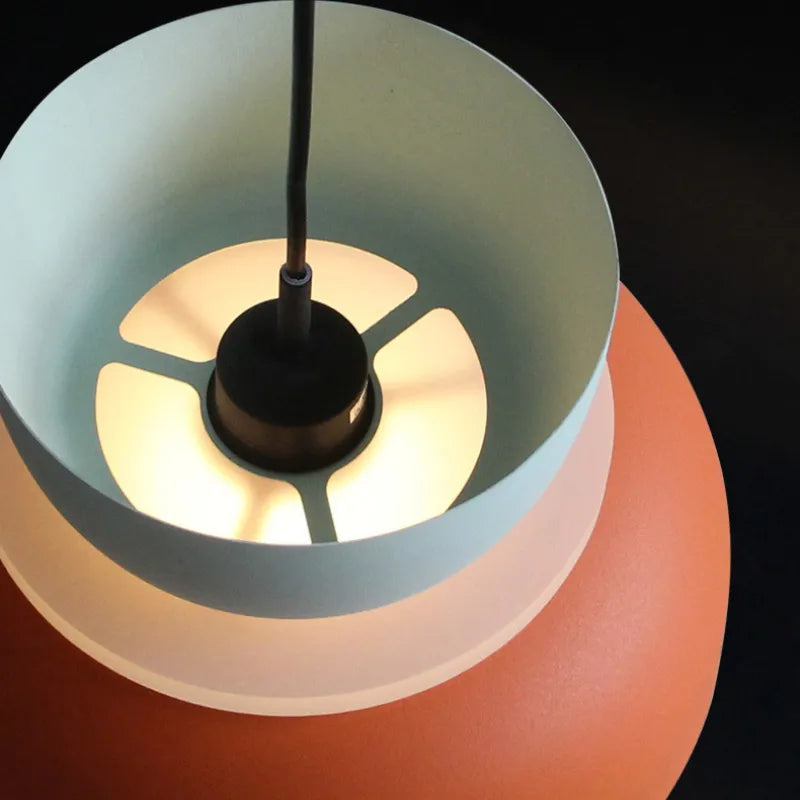 MeloGlow | Lampada a Sospensione Scandinava Pastello - Lampada a Sospensione Moderna per la decorazione della casa