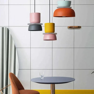 MeloGlow | Lampada a Sospensione Scandinava Pastello - Lampada a Sospensione Moderna per la decorazione della casa