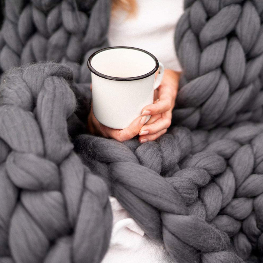 Conjunto de pontos de lã de inverno - aconchegante e imitável