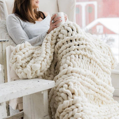 Conjunto de pontos de lã de inverno - aconchegante e imitável