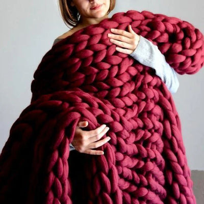 Conjunto de pontos de lã de inverno - aconchegante e imitável