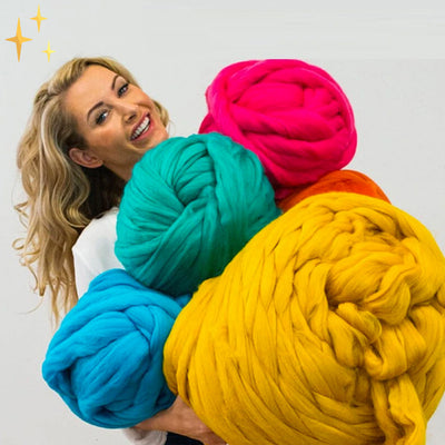 Conjunto de pontos de lã de inverno - aconchegante e imitável