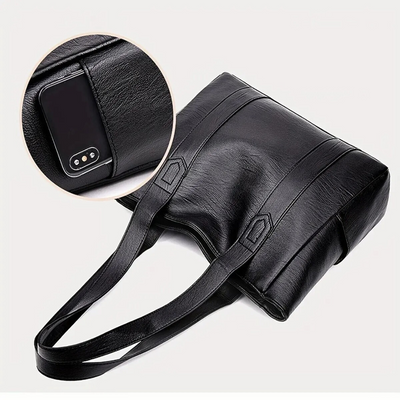 Bolsa clássica de grande capacidade