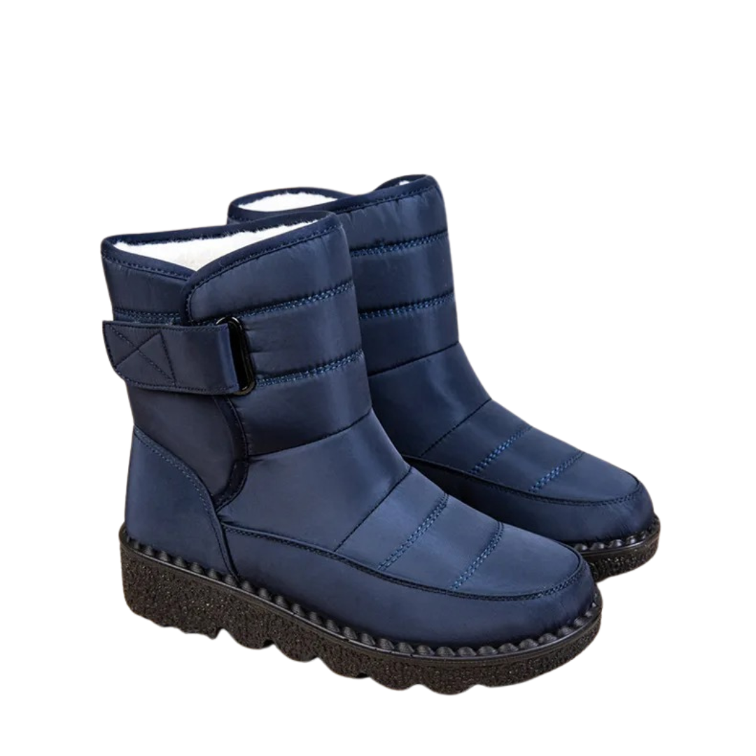 Botas de neve à prova d'água e não deslizantes para mulheres