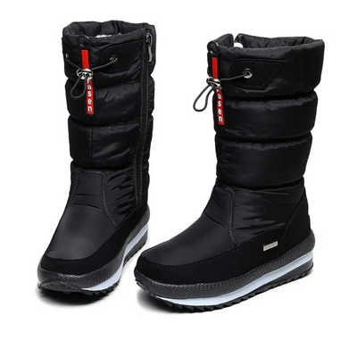 Botas de invierno gruesas y mullidas para mujer