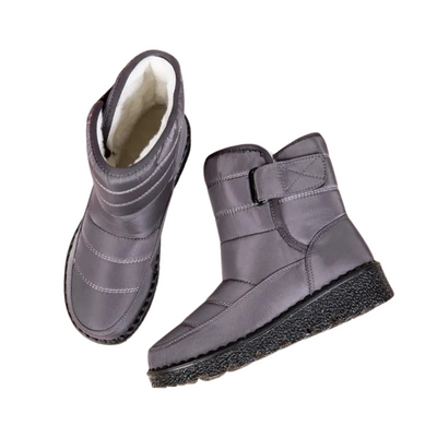 Botas de neve à prova d'água e não deslizantes para mulheres