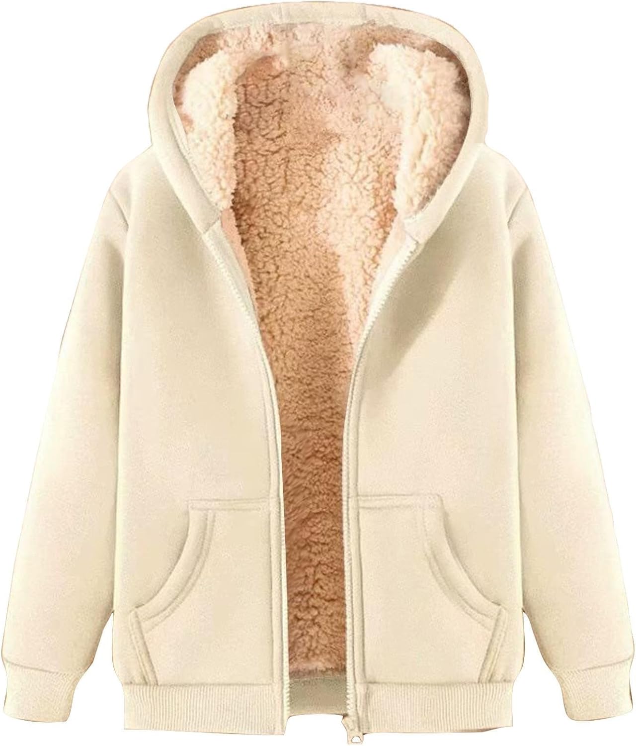 Trijnie | Suave y cálida sudadera polar con capucha para mujer