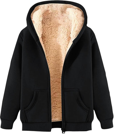 Trijnie | Suave y cálida sudadera polar con capucha para mujer