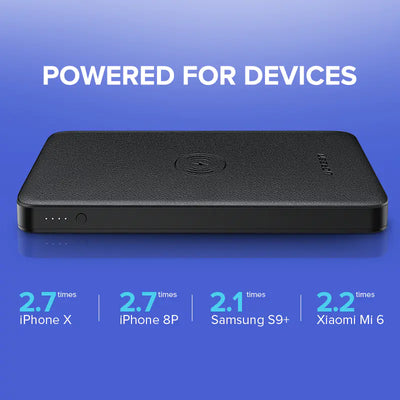 Power Bank de charge rapide sans fil - 10 000 mAh à double sortie