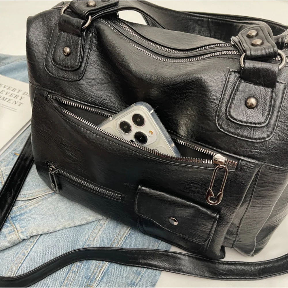 Chloe - bolsa de bandidos de couro grande